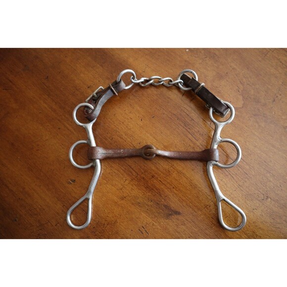VTG RUSTY Trammel Stainless Snaffle Bit Horse Tack Southwestern Decor Cowboy - Picture 6 of 8